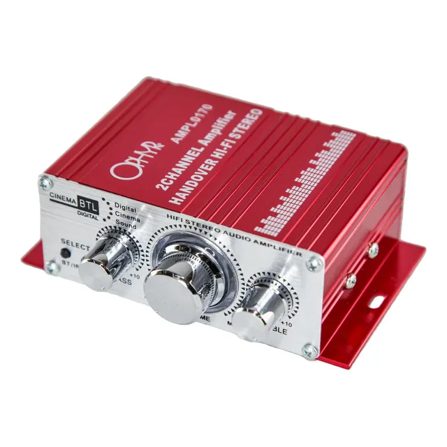 Amplificador Potencia Audio Hifi 12v Sonido Moto Compu Htec