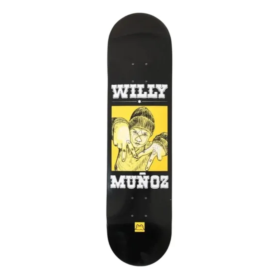 Tabla Skate Patineta Gangsta Muñoz Filho 8.0 Negro