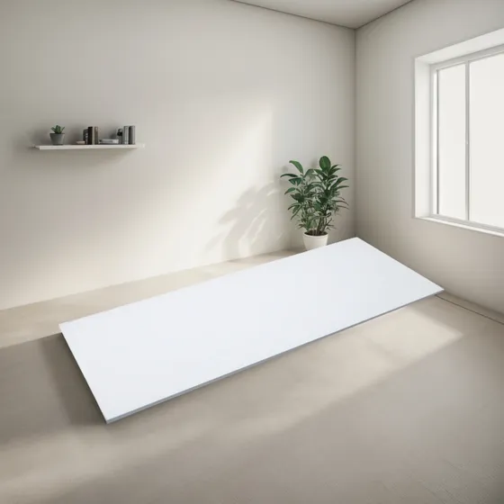 Prateleira Tampo Mesa Branco 150x35 25mm Sem Suportes