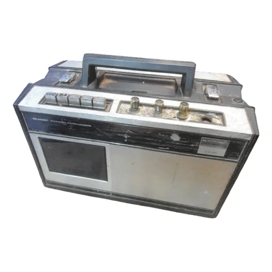 Stereo Tape Recorder Sharp Rs-432x - No Estado -nao Funciona