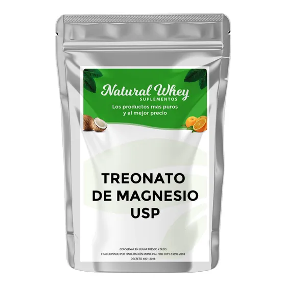 Treonato De Magnesio 50gr Suplemento En Polvo Natural Whey