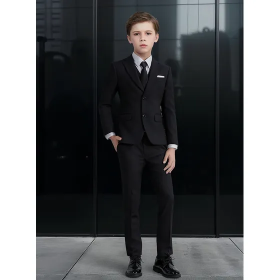 Terno De Niño Set De 5 Piezas ,traje De Boda Para Niños