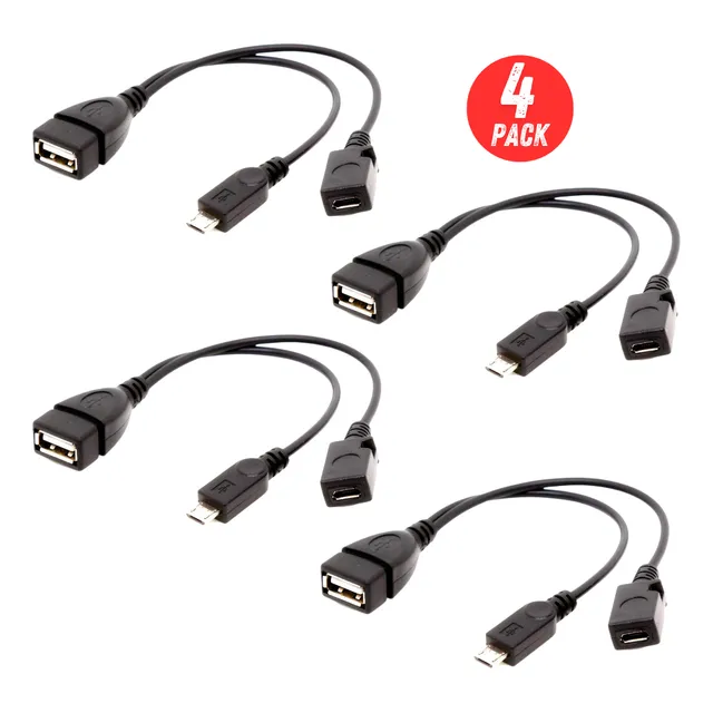 Cable Adaptador Otg Micro Usb Smart Tv Fire Stick Roku 
