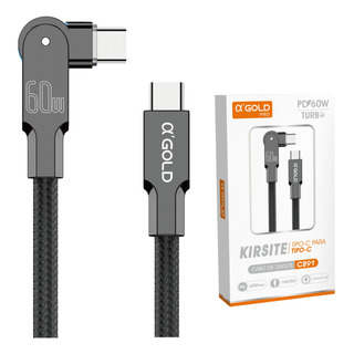 Cabo Carregador Pd 60w Turbo Usb C Rotativo Para iPhone 15 Cabo Carregador Pd 60w Turbo Usb C Rotativo Para iPhone 15