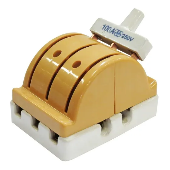 Cuchilla Electrica Doble 2 Pase 3 Polos X 100amp