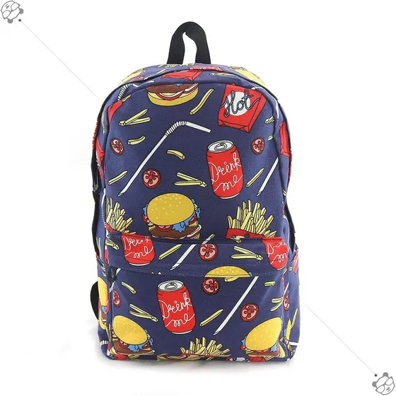 Bolso / Morral Escolar Hamburguesa 16  Laptop - Deluxe