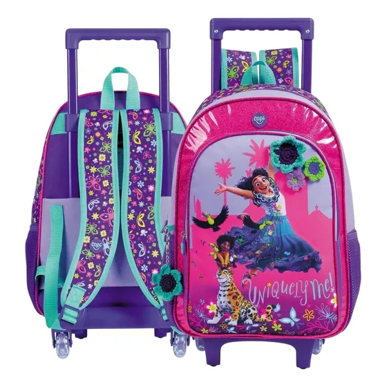 Bolso / Morral Con Ruedas Encanto Disney Capi