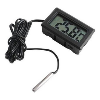 Termômetro Digital Freezer Aquário Sonda Chocadeira Cabo 1m Termômetro Digital Freezer Aquário Sonda Chocadeira Cabo 1m