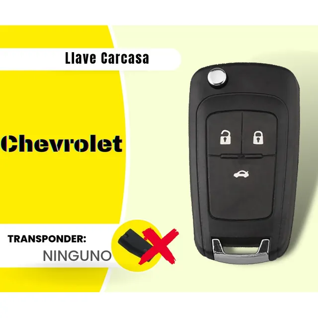 Llave Carcasa Chevrolet Cruze Orlando