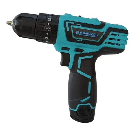 Taladro Atornillador A Bateria Energy Ddi10/2/12c1 12v 10mm