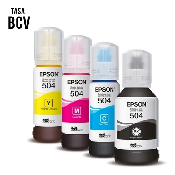 Tinta Epson Original 544 - 664 - 504