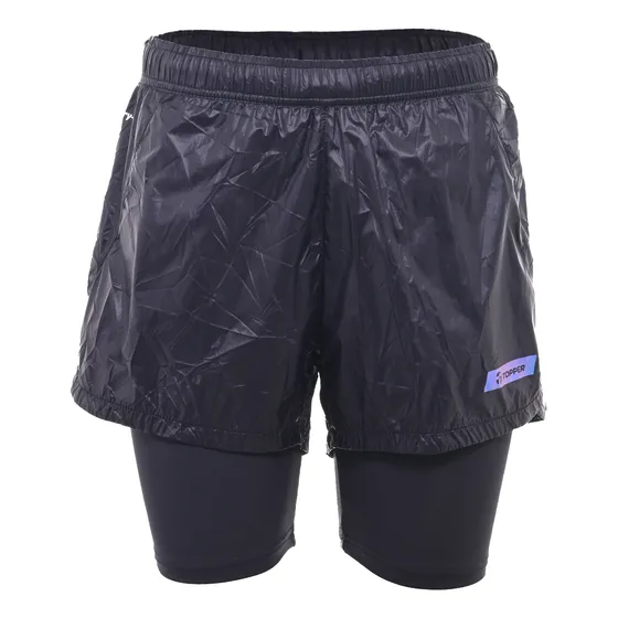 Short Topper Running Crinkled 2 In 1 Mujer Ng Tienda Oficial