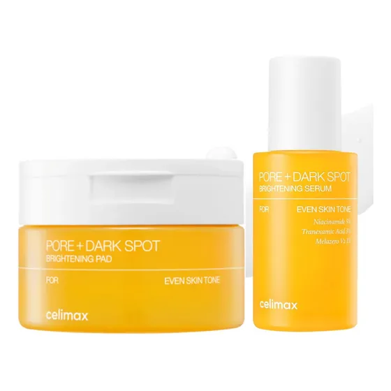 Celimax Pore+dark Spot  Serum + Pad Aclarante Coreano 2pzs