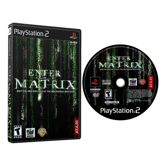 Jogo Enter The Matrix Para Playstation 2 Ps2 Slim Fat