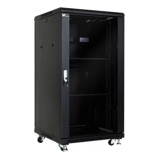 Rack Piso Vf Negro 22u 600x600x1160 P/vidrio No Inc Acc