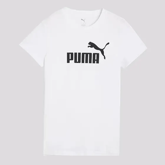 Camiseta Puma Ess No. 1 Logo Feminina Branca