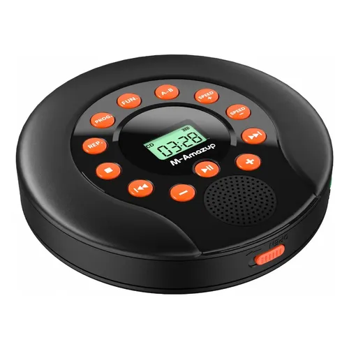 Para .cd Player Portátil Recarregável Com Zx | Parcelamento sem juros