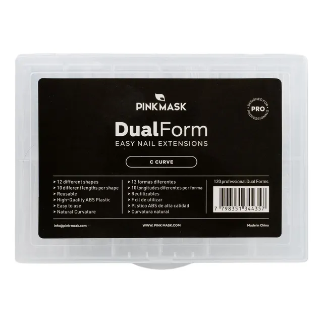 Tips Dual System Pink Mask Dual Form C Curve