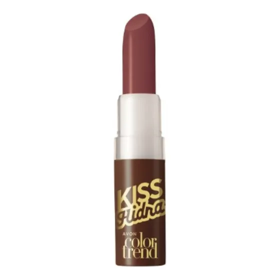 Labial Cremoso Avon Color Trend Kiss Hidra - Tono Brownie