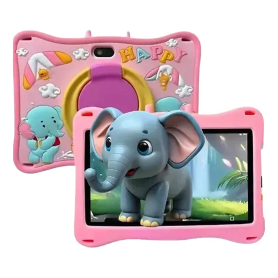 Tablet Infantil Kids Para Menino E Menina Premiun Youtube. Cor Rosa-claro