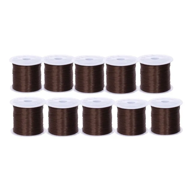 Combo Com 10 Fios De Silicone Lastex Para Mega Hair 3 Cores