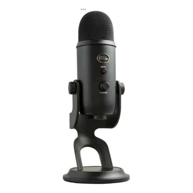 Micrófono Blue Yeti Condensador Omnidireccional Negro