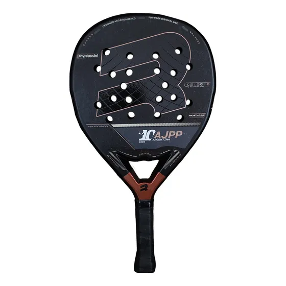 Paleta De Pádel Royal Padel 10 Años Ajpp 2025 Negro