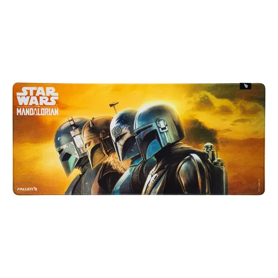 Mousepad Gamer Fallen Star Wars Mandalorians Speed++ Estendido Extra Grande 90X40cm