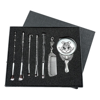 Set De Brochas De Maquillaje De Metal Harry Potter Set De Brochas De Maquillaje De Metal Harry Potter
