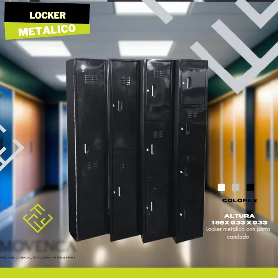 Locker Metalico 1,2,3,4 Puertas Precio Fabrica