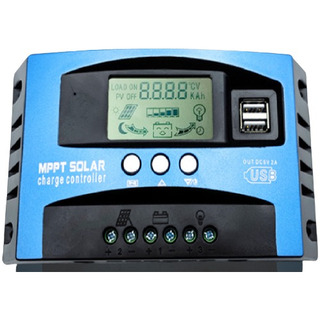 Mppt 100a Controlador Carga Solar Usb 12/24v P Bateria 600a Mppt 100a Controlador Carga Solar Usb 12/24v P Bateria 600a