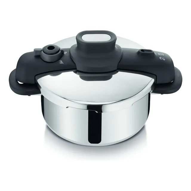 Olla a presión de Acero Inoxidable Compact Easy de 4L T-fal, P3534236