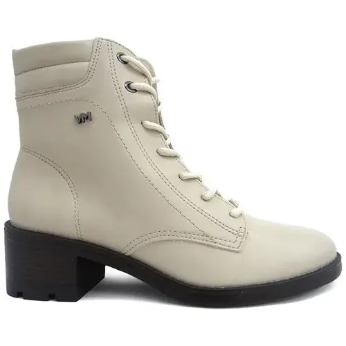 Bota Via Marte Coturno Salto Bloco Couro Premium Tratorada