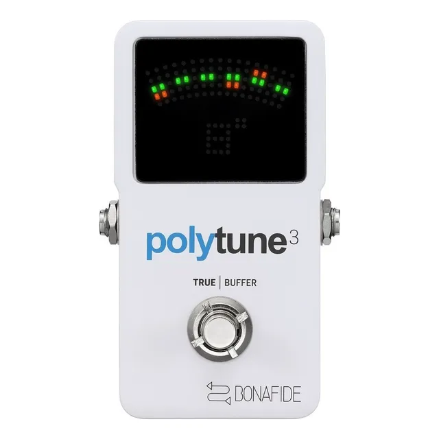 Pedal Afinador con buffer TC Electronic Polytune 3 Blanco