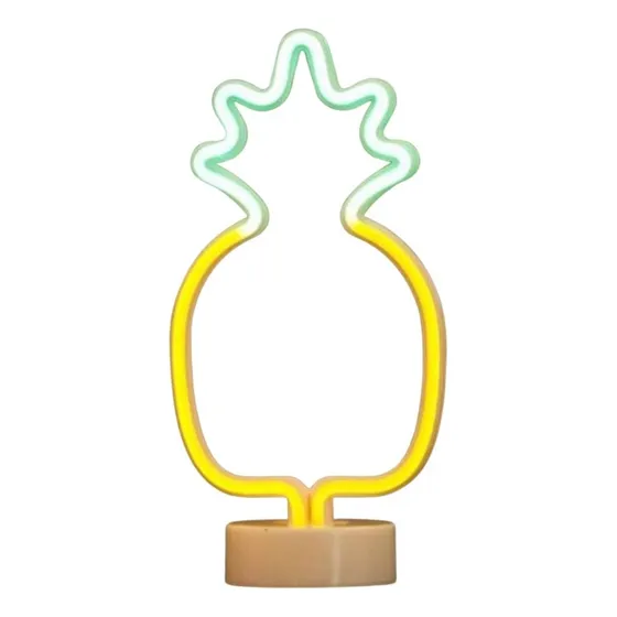 Lampara Neón Led Piña Decoración Todo Ambiente Hogar