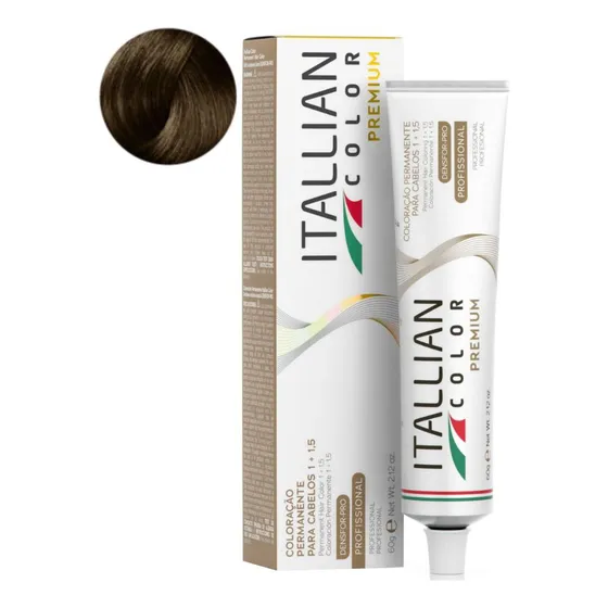 Coloração Itallian Color Premium 60g Louro Escuro 6.0