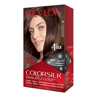 Tinte De Cabello Revlon Colorsilk 33 Castaño Dorado Tinte De Cabello Revlon Colorsilk 33 Castaño Dorado