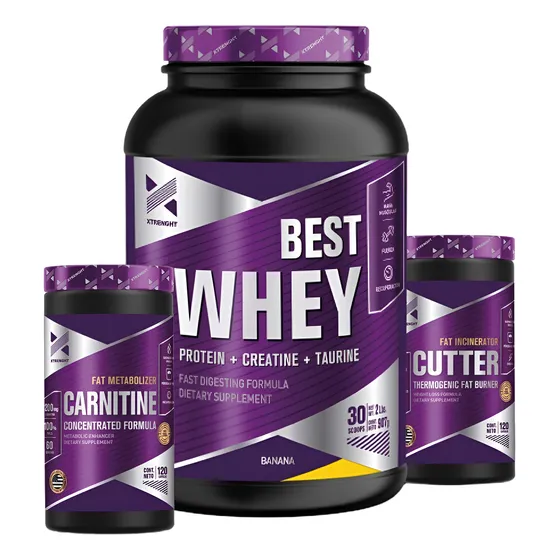 Combo Reducc.peso: Best Whey Xtrenght + Cutter + Carnitine