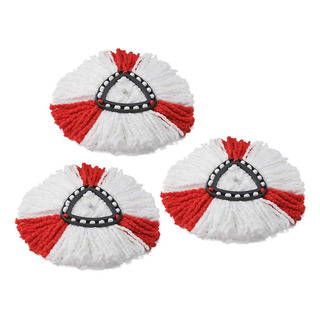 Cabezal De Fregona De Repuesto De Microfibra D/algodón, 3 Pz Cabezal De Fregona De Repuesto De Microfibra D/algodón, 3 Pz
