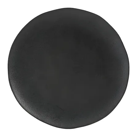 Prato Raso Stoneware Preto 26,5cm Porto Brasil Orgânico Carbon Kit 6