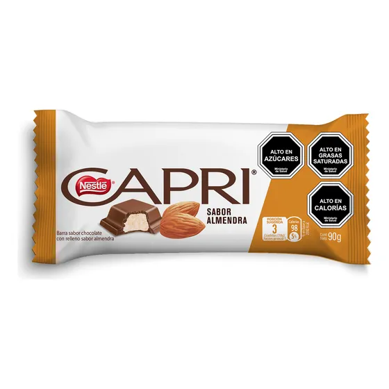 Chocolate Capri Almendra 90 G