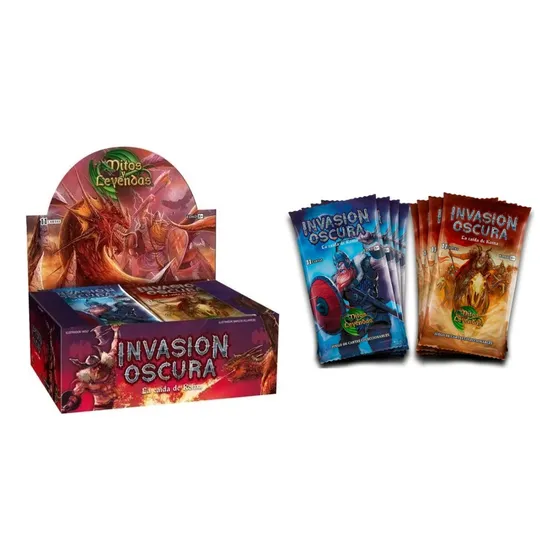 Display 24 Sobres Mitos Y Leyendas Invasion Oscura