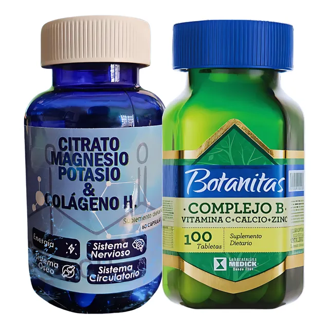 Magnesio Potasio Colágeno Complejo - Unidad a $1274
