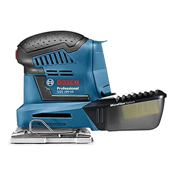 Lijadora Batería Bosch Gss 18v-10 18v Color Azul