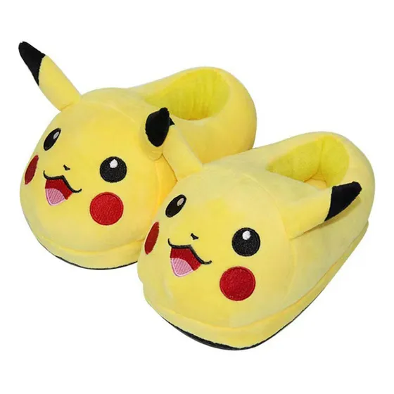 Pantuflas 3d Suaves Pikachu Pokemon