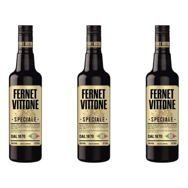 Fernet Vittone Speciale  750ml Aperitivo X3