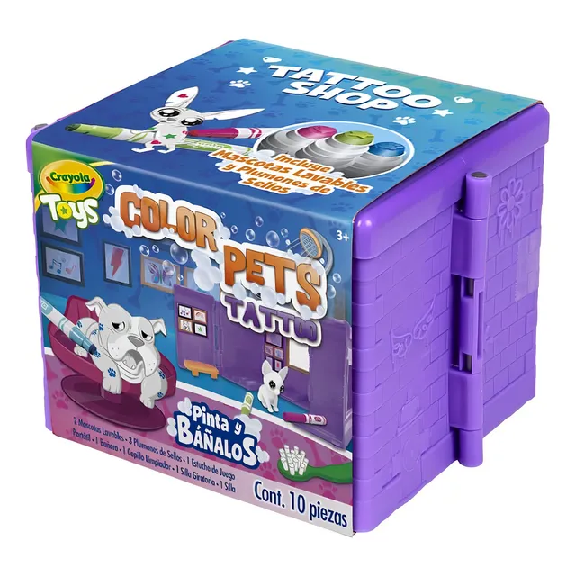 Crayola Color Pets Tatto Shop Estudio De Tatuajes
