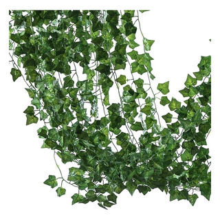12 Tiras Enredaderas Artificiales Plantas Colgantes 2.4m 12 Tiras Enredaderas Artificiales Plantas Colgantes 2.4m