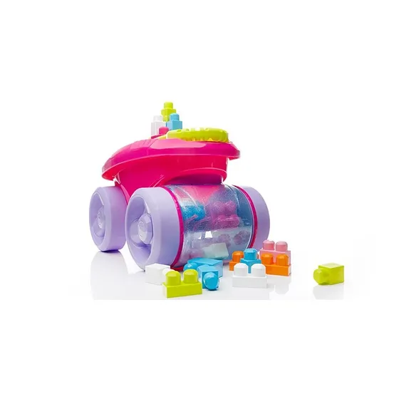 Mega Bloks - Vagón Recoge Bloques Rosa - Fisher Price Cnk33 Cantidad De Piezas 20 Versión Del Personaje Vagon Rosa