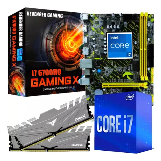 Kit Upgrade Intel I7 6 Geração 4.0ghz + Placa Mãe + 8gb Ddr4